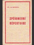 Zpěvoherní repertorie rok 1934 - náhled