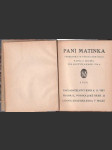 Pani matinka, veselohra ve třech jednáních, Karel Vika, 1924. - náhled