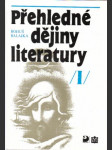 Přehledné dějiny literatury I - náhled