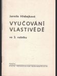 Vyučování vlastivědě ve 3 ročníku. - náhled