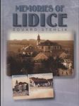 Memories of Lidice Nová, nečtená kniha. - náhled