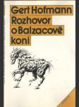 Rozhovor o Balzacově koni - novely (malý formát) - náhled