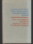 Francouzsko-český česko-francouzský kapesní slovník - náhled