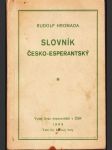 Slovník česko-esperantský - náhled