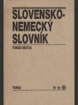 Slovensko - nemecký slovník - náhled