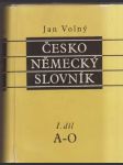 Česko Německý slovník 1. díl A - O  - náhled