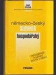 Německo-český slovník hospodářský - náhled