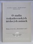 O studiu československých účelových známek - náhled