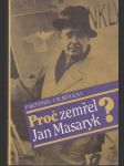 Proč zemřel Jan Masaryk? - náhled