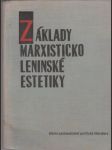 Základy marxisticko leninské estetiky - náhled