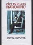 Václav Klaus Narovinu - náhled