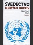 Svedectvo nemých dubov - náhled