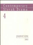 Contemporary Slovak Drama 4 - náhled