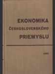 Ekonomika československého priemyslu - náhled