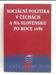 Sociální politika v Čechách a na Slovensku po roce 1989 - náhled