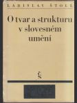 O tvar a strukturu v slovesném umění - náhled