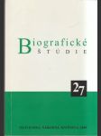 Biografické štúdie 27 - náhled