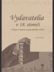 Vydavatelia v 18. storočí - náhled