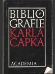 Bibliografie Karla Čapka - náhled