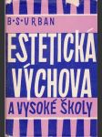 Estetická výchova a vysoké školy - náhled