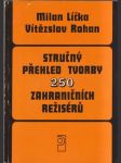 Stručný přehled tvorby 250 zahraničních režisérů - náhled