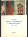 Slovník českých a slovenských výtvarných umělců 1950-1959 (CH-J) - náhled