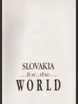 Slovakia for the World (veľký formát) - náhled