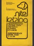 Nitra, Medzinárodná výstava psov - katalóg 1984 - náhled