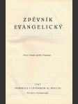 Zpěvník evangelický - náhled