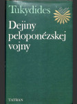 Dejiny Peloponézskej vojny - náhled