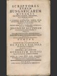 Scriptores rerum hungaricarum minores - tomus i.,ii. - náhled