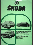 Škoda: seznam náhradních dílů - náhled