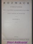 ROZMACH - Čtrnáctideník pro politiku a národní kulturu - Ročník II. - náhled