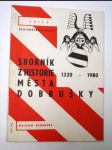 Sborník z historie města dobrušky - náhled