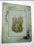 Portrétní fotografie 19. století kabinetka - náhled