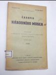 Časopis národního musea 1938 iii - náhled