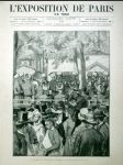 Oceloryt paříž 1889 kapela alžírských střelců - náhled