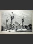 Oceloryt paříž 1889 pavilon dětí a divadla - náhled