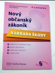 Nový občanský zákoník náhrada škody - náhled