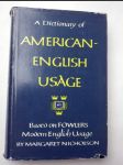 A dictionary of american english usage - náhled