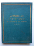 Annuaire statistique de la société des nations 1937/38 - náhled