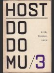Host do domu  3/1964 - Kritika - literatura - umění - náhled