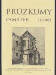 Průzkumy památek  2002/ I-II - Ročník IX. - náhled