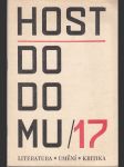 Host do domu  17/ 1969 - Literatura - umění - kritika - náhled