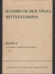 Handbuch der Vögel Mitteleuropas, Band 1 - Gaviiformes - Phoenicopteriformes - náhled