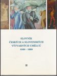 Slovník českých a slovenských výtvarných umělců (1950 - 1999), díl III. (H) - náhled
