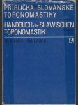 Příručka slovanské toponomastiky - Handbuch der Slawischen Toponomastik - náhled