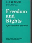 Freedom and Rights a philosophical synthesis - náhled