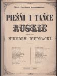 Pieśńi i tańce ruskie  (1862) - litografické noty - náhled