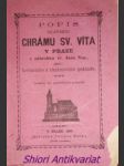 Popis hlavního Chrámu sv. Víta v Praze a náhrobku sv. Jana Nepomuckého, jakož i korunního a chrámového pokladu - náhled